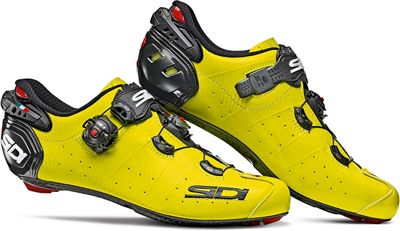 Chaussures de route Sidi Wire 2 (carbone) 2019 - Yellow Fluo/Noir - EU 45