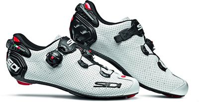 Sidi Wire 2 Carbon Air Road Shoes 2019 - White-Black - EU 48, White-Black
