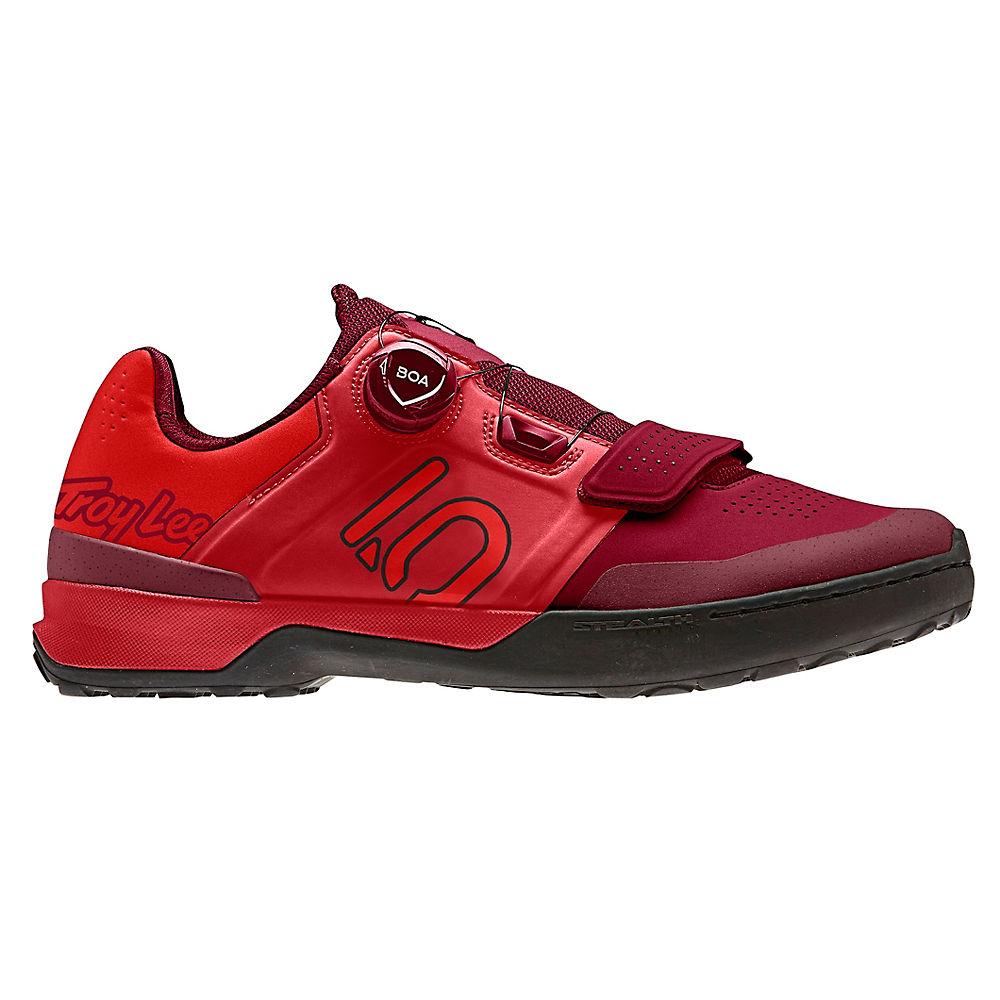 Five Ten Kestrel Pro BOA TLD Shoes – Strong Red-Core Black – EU 44, Strong Red-Core Black