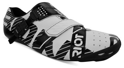 Chaussures de route Bont Riot Buckle 2019 - Blanc-Noir - EU 40.5, Blanc-Noir