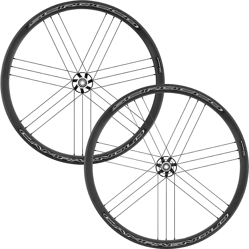 Paire de roues Campagnolo Scirocco DB BT12 (2019) - Noir - Shimano, Noir
