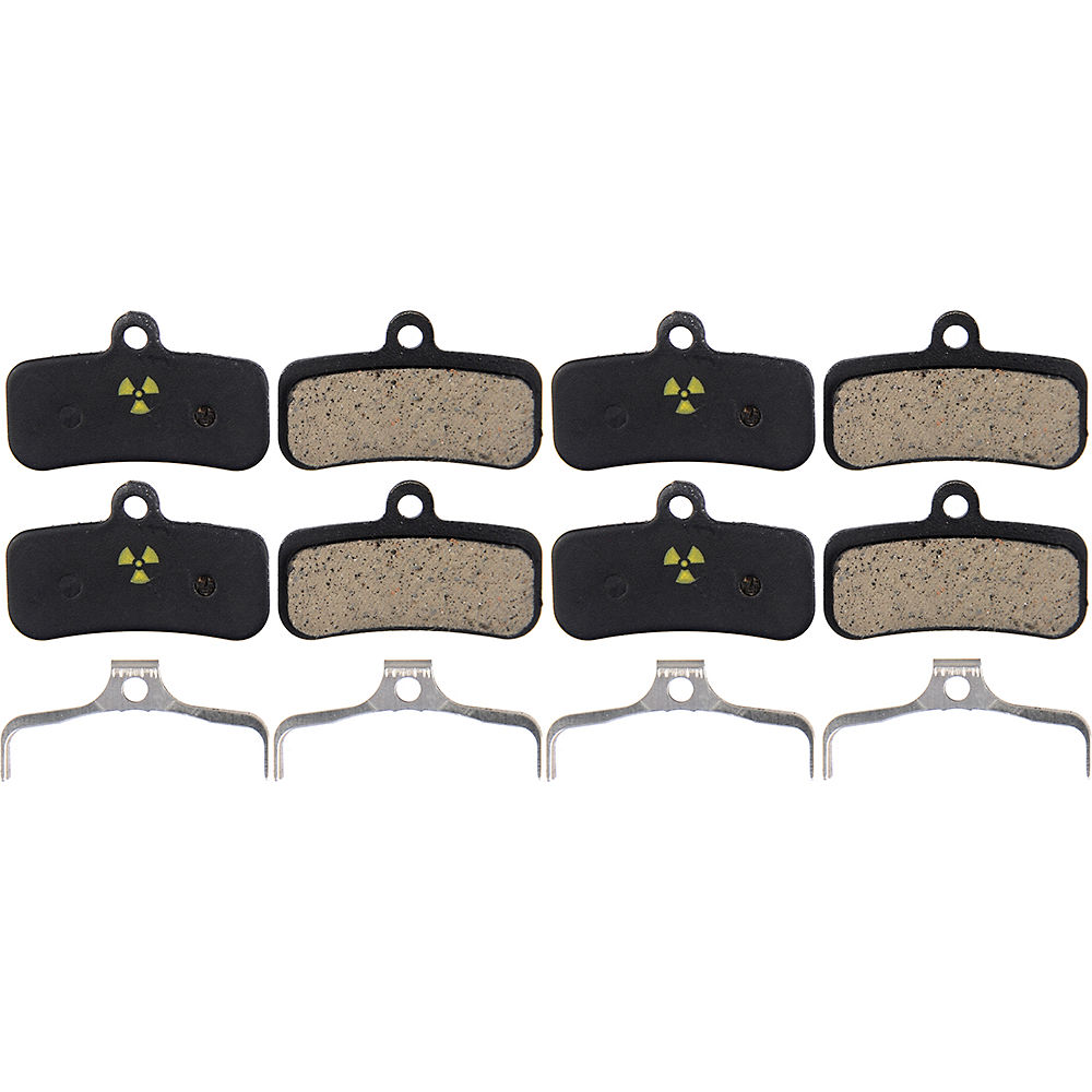 Plaquettes de frein Nukeproof Shimano Saint-TRP (Quadiem, Slate, lot de 4) - Noir - Organic, Noir