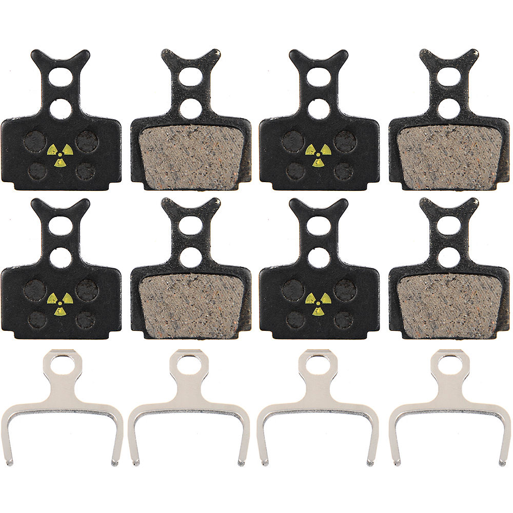 Plaquettes de frein Nukeproof Formula One-R1-RX-Cura (frein à disque, lot de 4) - Noir - Sintered, Noir