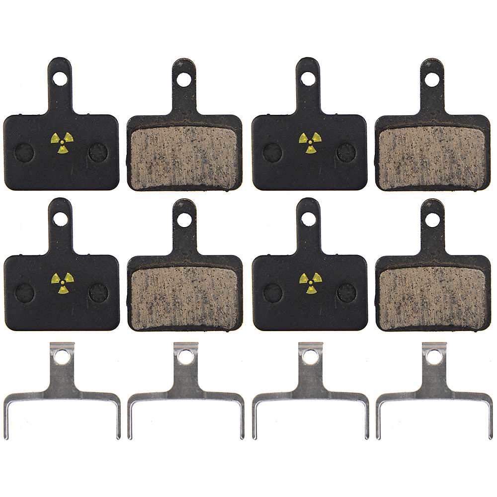 Plaquettes de frein Nukeproof Shimano Deore M515-M525-Tektro (lot de 4) - Noir - Organic, Noir