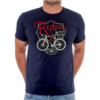 Cycology Rider Not a Racer T-Shirt - Marine