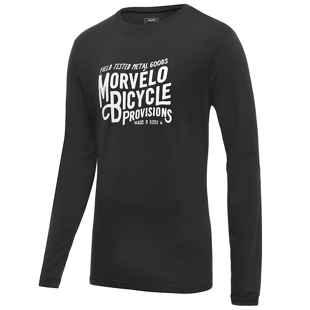 T-shirt technique Morvélo Metal Goods (manches longues) - Metal Goods Black - XS