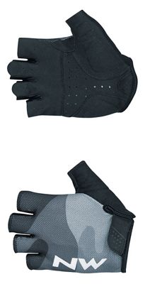 Northwave Flag 3 Short Gloves SS19 - Black - L}, Black