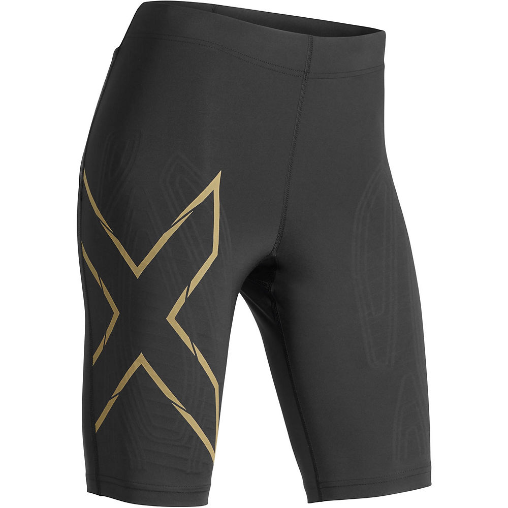 Cuissard court de compression Femme 2XU MCS Run - BlackGold, BlackGold