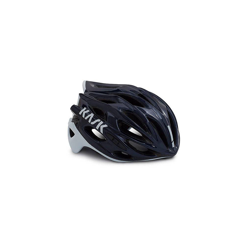 Casque de route Kask Mojito X 2019 - Navy Blue/Blanc