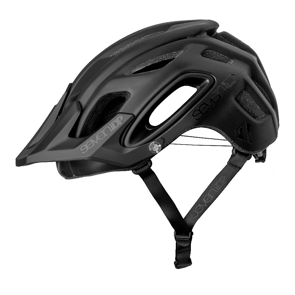 7 iDP M2 BOA Helmet 2019 - Matte Black-Gloss Black - XL/XXL}, Matte Black-Gloss Black
