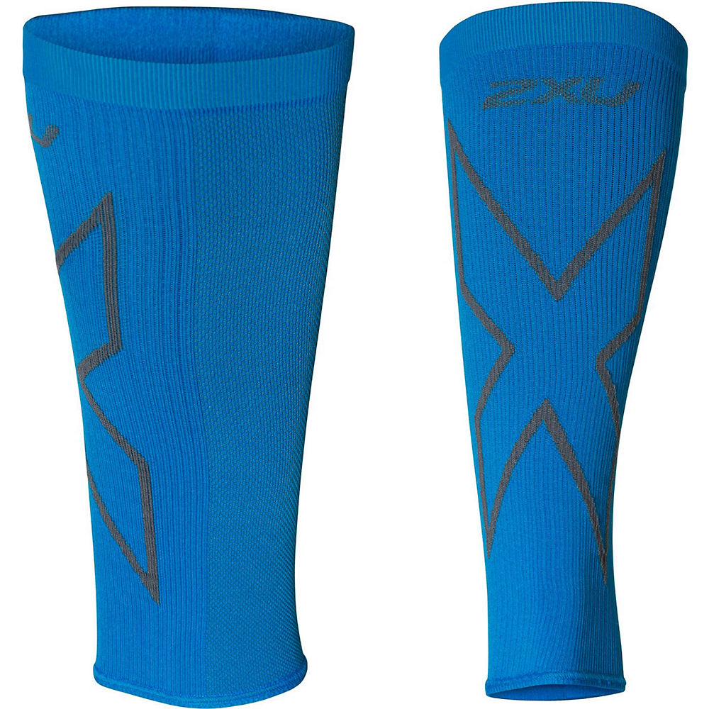 Manchons de compression pour mollet X - Vibrant Blue/Gris