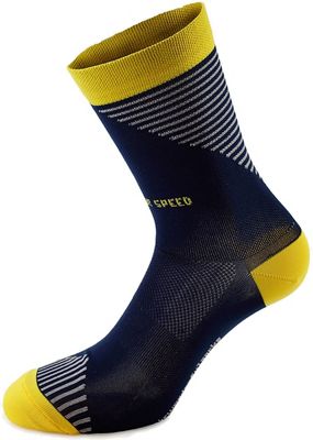 The Wonderful Socks The Speed Socks - Blue-Yellow-Grey
