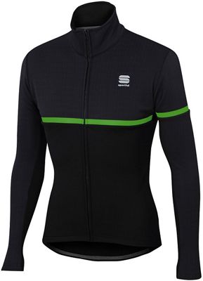 Sportful Giara Softshell Jacket - Black-Green Fluo - XXL
