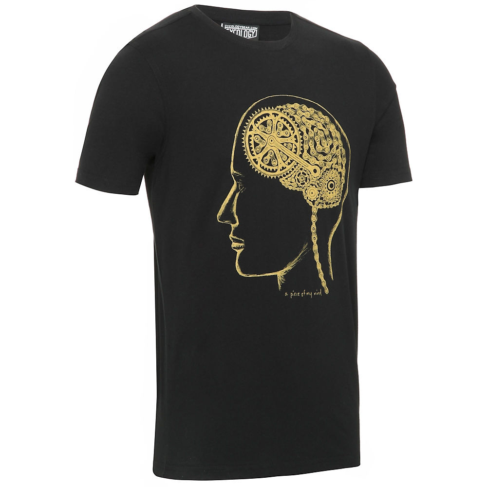 Cycology Bike Brain T-shirts - Noir - XL, Noir
