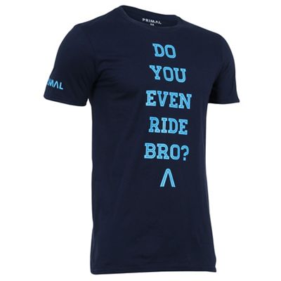 Primal Ride Bro? T-Shirt  - Bleu marine, Bleu marine