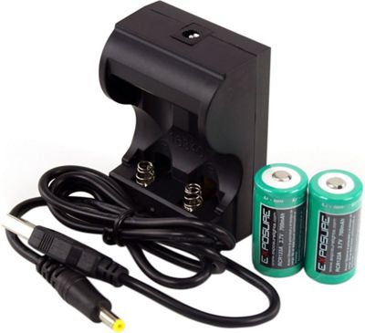 Exposure USB Charger with 2xRCR123 Batteries Review