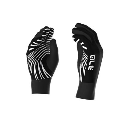 Gants Alé Liner - Noir - blanc, Noir - blanc