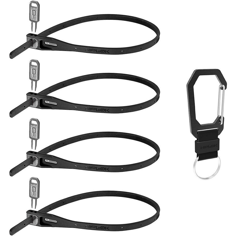 Hiplok Z LOK Security Tie Multi Pack - Noir