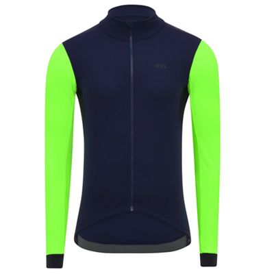 Veste dhb Aeron Rain Defence Polartec - Bleu marine/Vert, Bleu marine/Vert