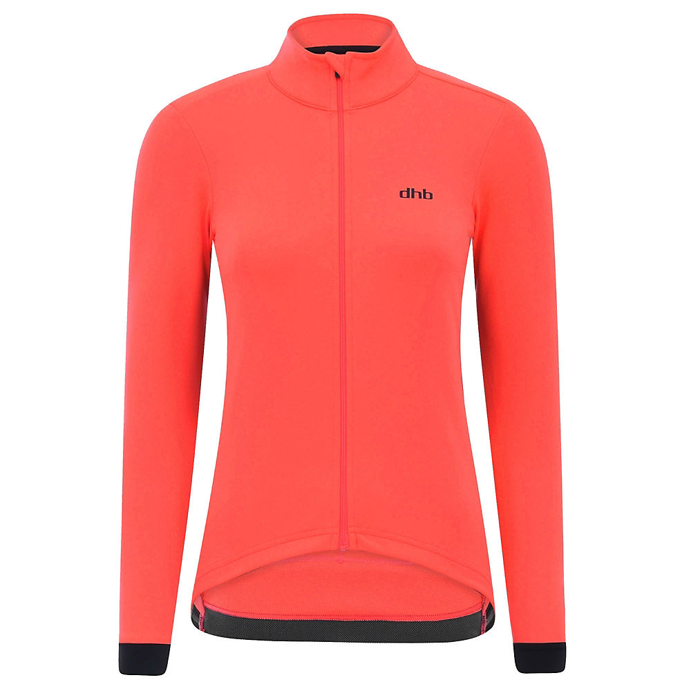 Veste Aeron Femme Rain Defense Polartec de dhb - Coral Pink - UK 14, Coral Pink
