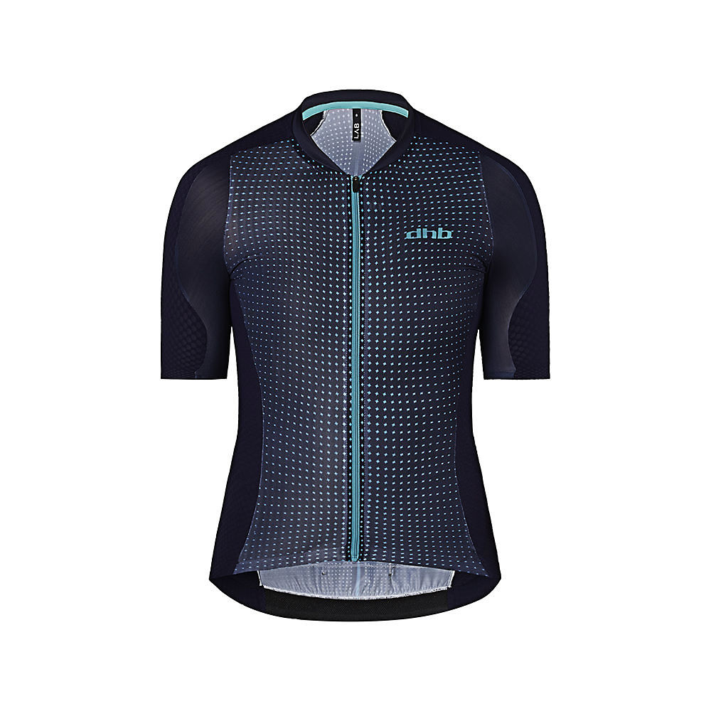 dhb Aeron Lab Raceline Womens S-S Jersey - Blue-Teal - UK 12}, Blue-Teal