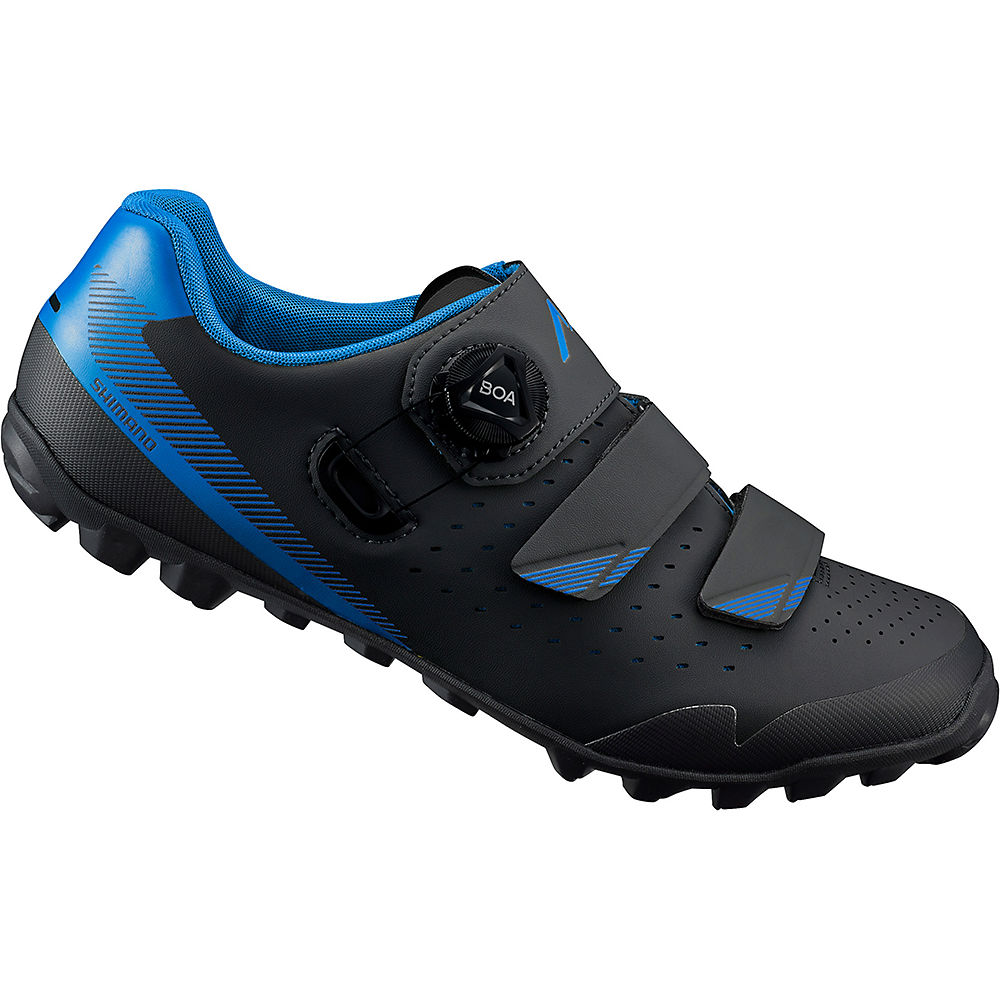Shimano ME4 (ME400) MTB SPD Shoes 2019 – black-blue – EU 46, black-blue