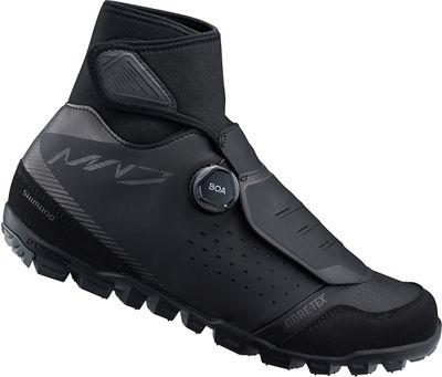 Shimano MW7 (MW701) Gore-Tex SPD Shoes 2019 - Black - EU 45}, Black
