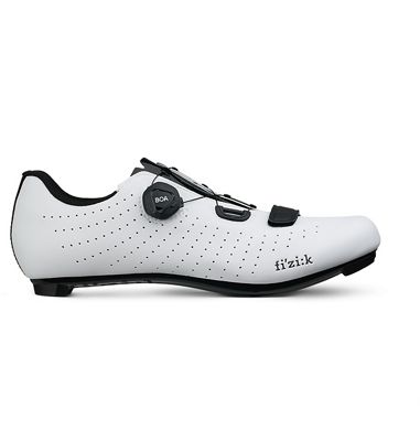 Fizik Tempo R5 Overcurve Road Shoes - White-Black - EU 46.5}, White-Black