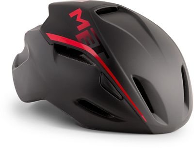 Casque de route MET Manta 2019 - Noir/Rouge - L