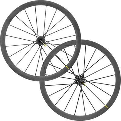 Paire de roues de route Mavic Cosmic Ultimate (boyau) 2019 - Noir - 23c