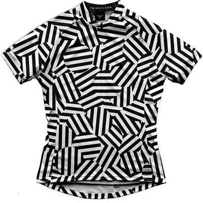 Twin Six Women's Scrambler SS Jersey - Noir - blanc - XL