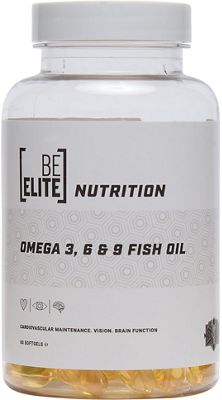 BeElite Omega 3, 6 and 9 Fish Oil Softgels (60) - 60 Capsules