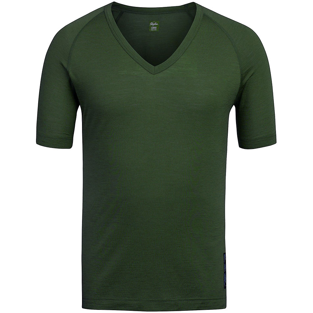 Maillot de corps Rapha (col en V) - Olive foncé - 2XS