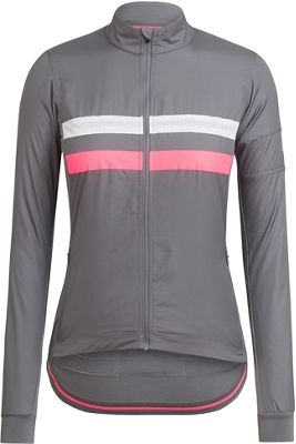 Rapha Women's Brevet LS Windblock Jersey - Grigio, Grigio
