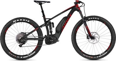 Ghost SL AMR S6.7+ Full Suspension E-Bike 2019 - Titanium Grey - Riot Red - XL