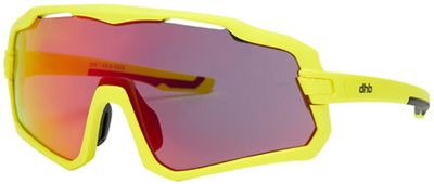 dhb Vector Revo Lens Sunglasses - Matte Fluro Yellow, Matte Fluro Yellow