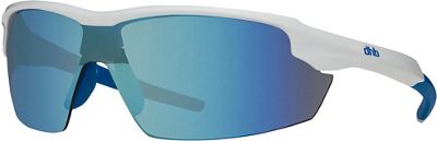 Lunettes de soleil dhb Omnicron (trois verres) - Blanc-Bleu, Blanc-Bleu