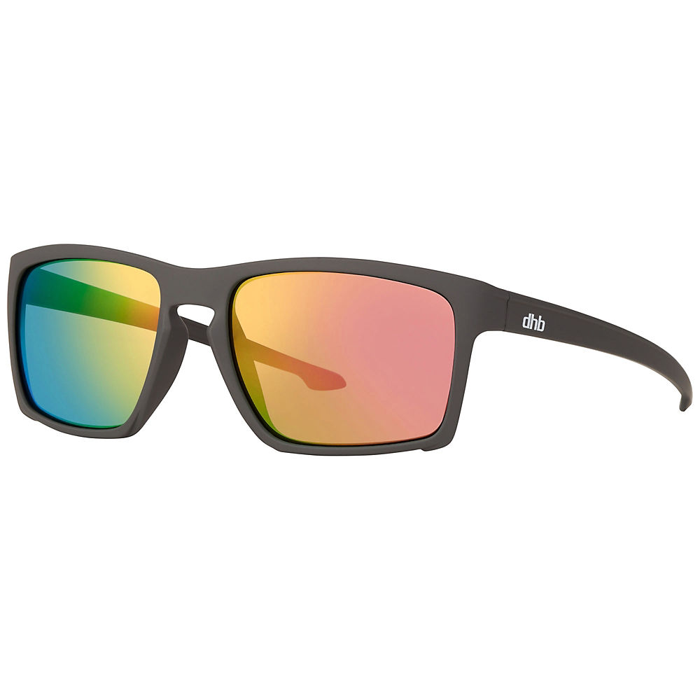 Lunettes de soleil dhb Clark (verres Revo) - Rubber Grey Pink Revo, Rubber Grey Pink Revo