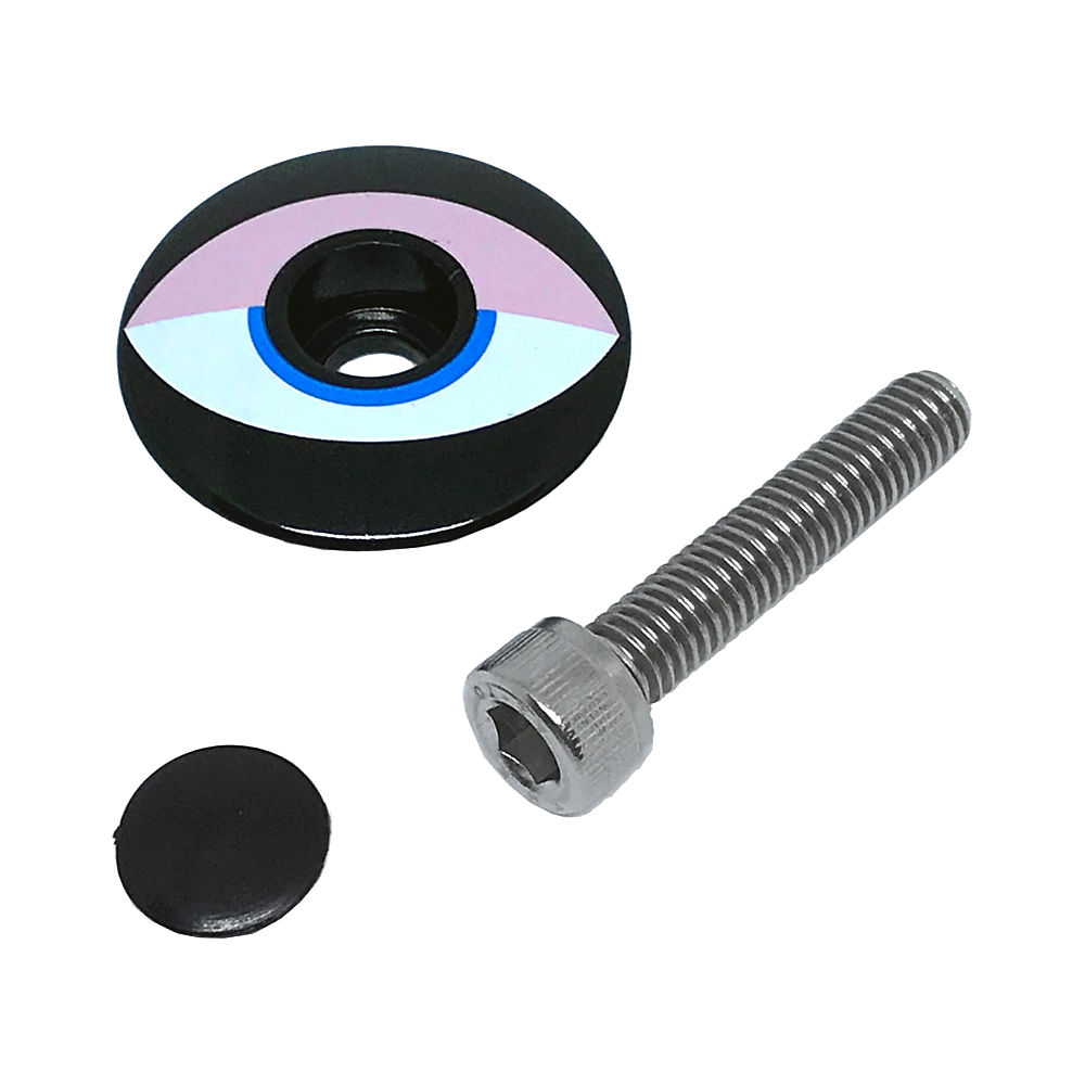 Image of Cinelli Headset Top Cap With Bolt and Plug - Eye - 1.1/8", Eye