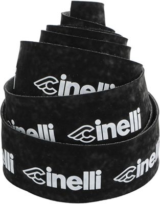 Ruban de cintre Cinelli Logo Velvet - Noir - blanc, Noir - blanc