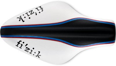 Fizik Transiro Mistica Carbon Saddle - White - Black - Large - 141mm Wide, White - Black