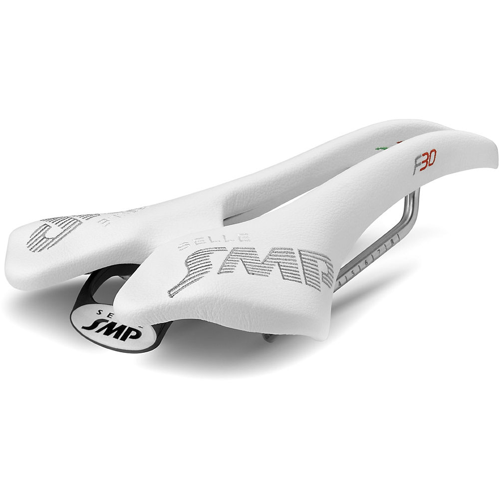 Selle SMP F30 Saddle - Blanc - 149mm Wide, Blanc