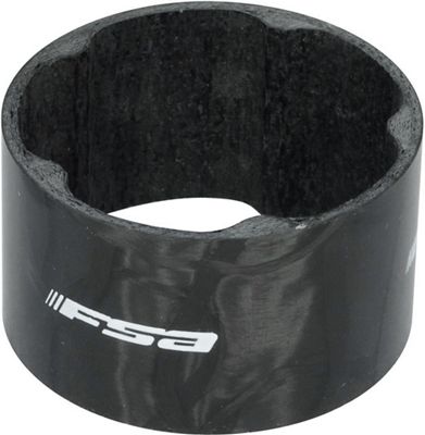 FSA Unidirectional Carbon Headset Spacer - Black - 1.1/8", Black