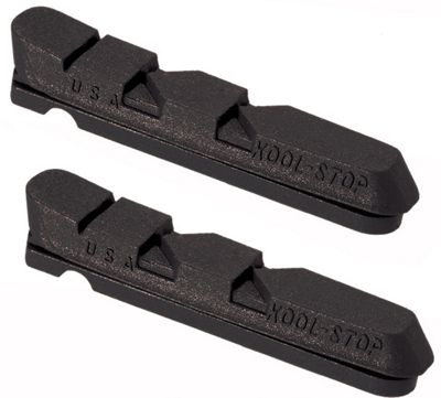 Kool Stop Dura2 Pair Of Cartridge Inserts - Black - Dry Weather, Black