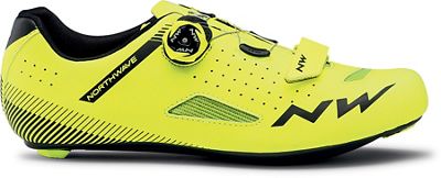 Chaussures de route Northwave Core Plus 2019 - Jaune Fluro - EU 44, Jaune Fluro