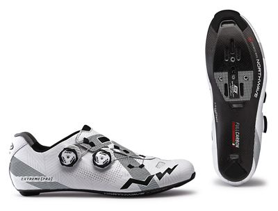 Chaussures Northwave Extreme Pro 2019 - Blanc/Gris - EU 39, Blanc/Gris
