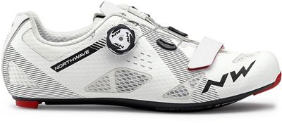 Chaussures de route Northwave Storm Carbon 2019 - Blanc-Noir - EU 40, Blanc-Noir