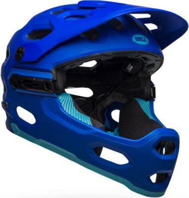 Bell Super 3R MIPS Helmet - Matte Blue 20 - S}, Matte Blue 20