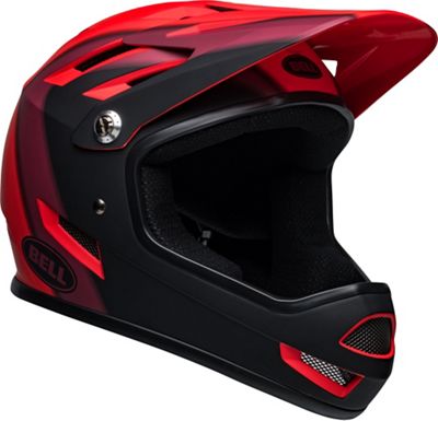 Bell Sanction Helmet - Matte Red-Black - XS}, Matte Red-Black