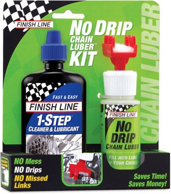 Finish Line No Drip & 1Step Cleaner & Bike Lube Kit
